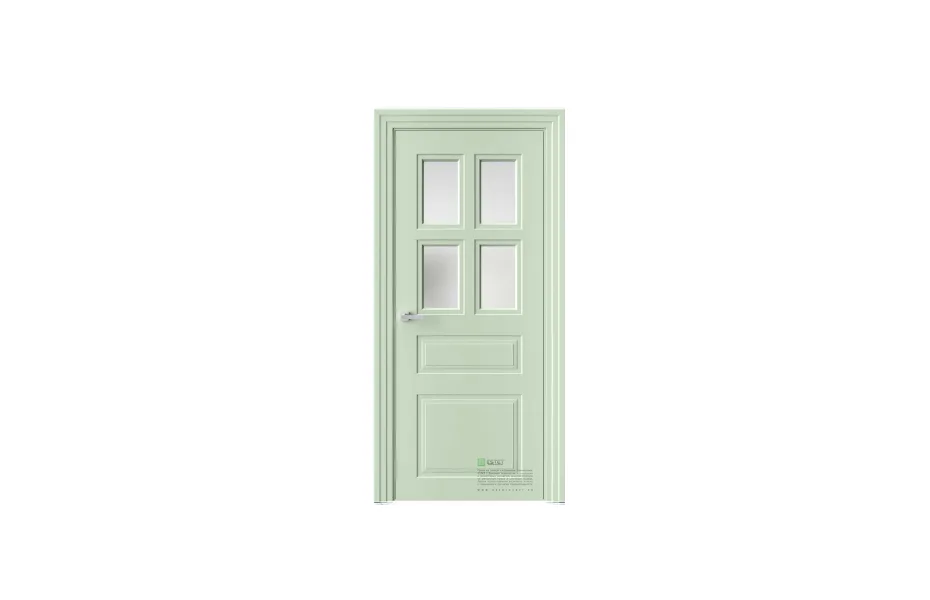 Межкомнатная дверь Novella N17 RAL6019 стекло 7 ДВЕРЕЙ