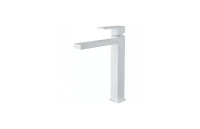 Смеситель для раковины-чаши Aquanet Blanco AF420-11W белый МОСПЛИТКА