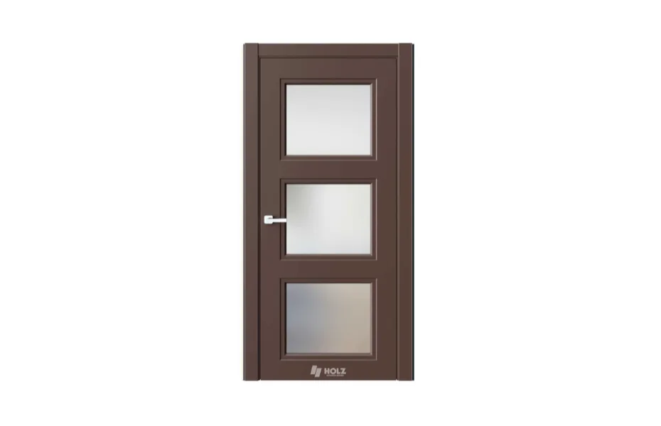 Neo Classic N6 Шоколад RAL8017 стекло 7 ДВЕРЕЙ
