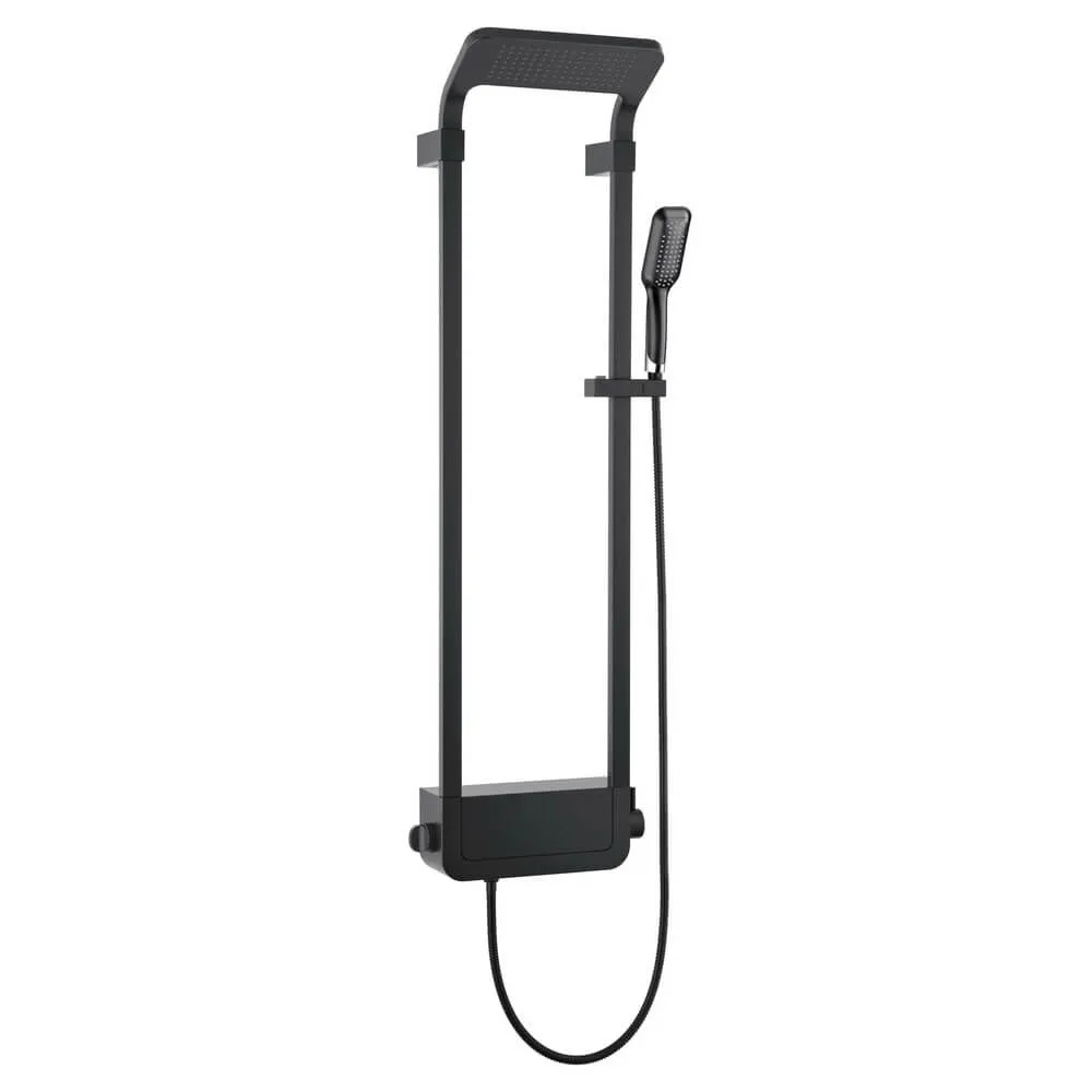 BLACK&WHITE Душевая панель W1020 Velvet Black (1300х405x230) АТЕЛЬЕ ВАННОЙ КОМНАТЫ. САМАРА