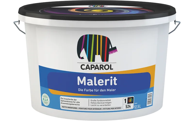 Краска водно-дисперсионная для внутренних работ Caparol Malerit База 3, 2,35 л КАПАРОЛ ЦЕНТР САМАРА