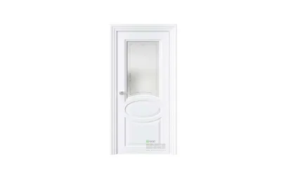 Межкомнатная дверь Novella N39 RAL9003 стекло 7 ДВЕРЕЙ