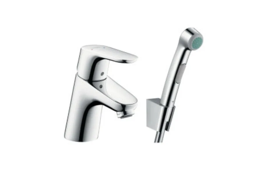 Смеситель для раковины с гигиеническим душем Hansgrohe Focus E2 31926000 АКВАМЕТРИЯ