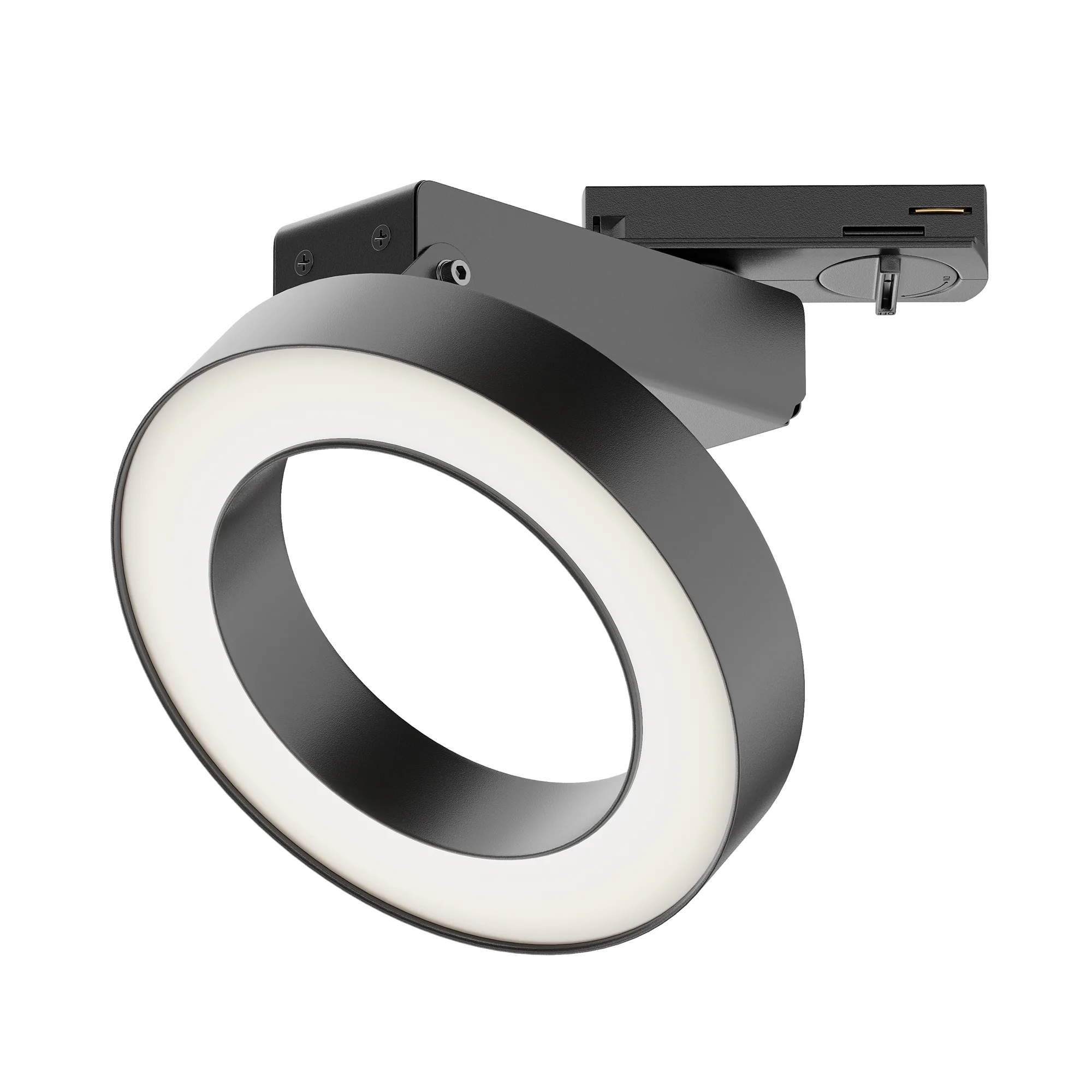 Трековый однофазный светодиодный светильник Maytoni Unity Rim TR044-1-12W4K-B MAYTONI