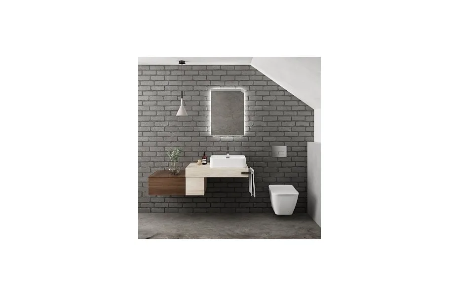 Прямоугольное зеркало со светодиодной подсветкой 50х70 см Ideal Standard MIRROR&LIGHT T3259BH МОСПЛИТКА