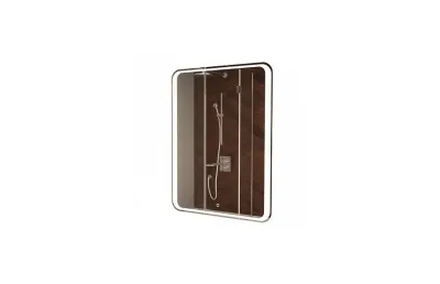 Зеркало Art&Max Elegant 50 см AM-Ele-500-800-DS-F с подсветкой МОСПЛИТКА