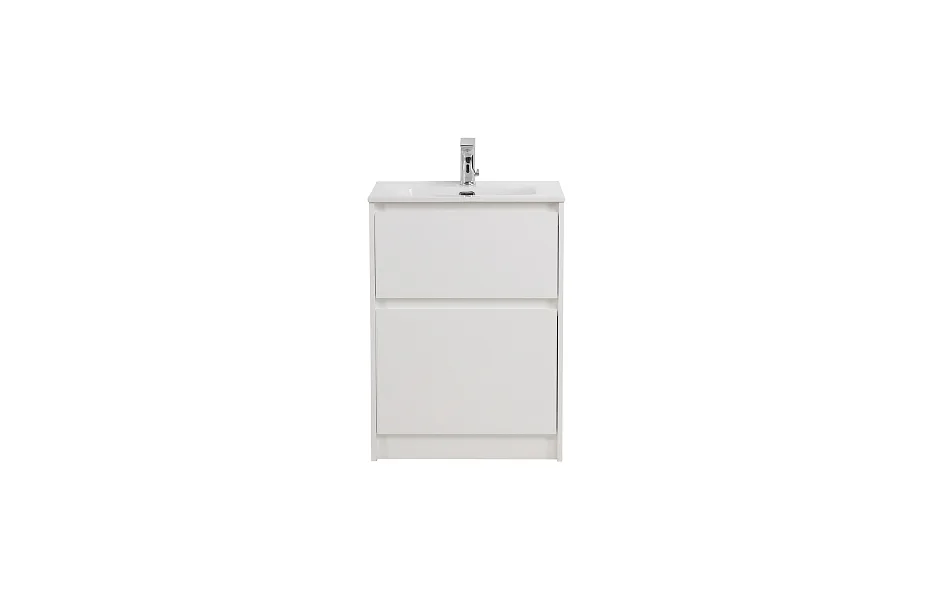 Тумба с раковиной BelBagno Kraft 39 50 см KRAFT39-500/390-2C-PIA-BO bianco opaco МОСПЛИТКА