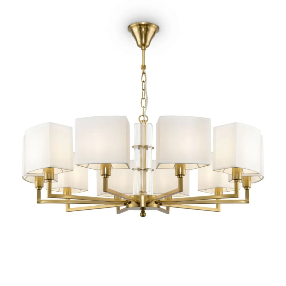 Подвесная люстра Maytoni Metropolitan H015PL-10G MAYTONI
