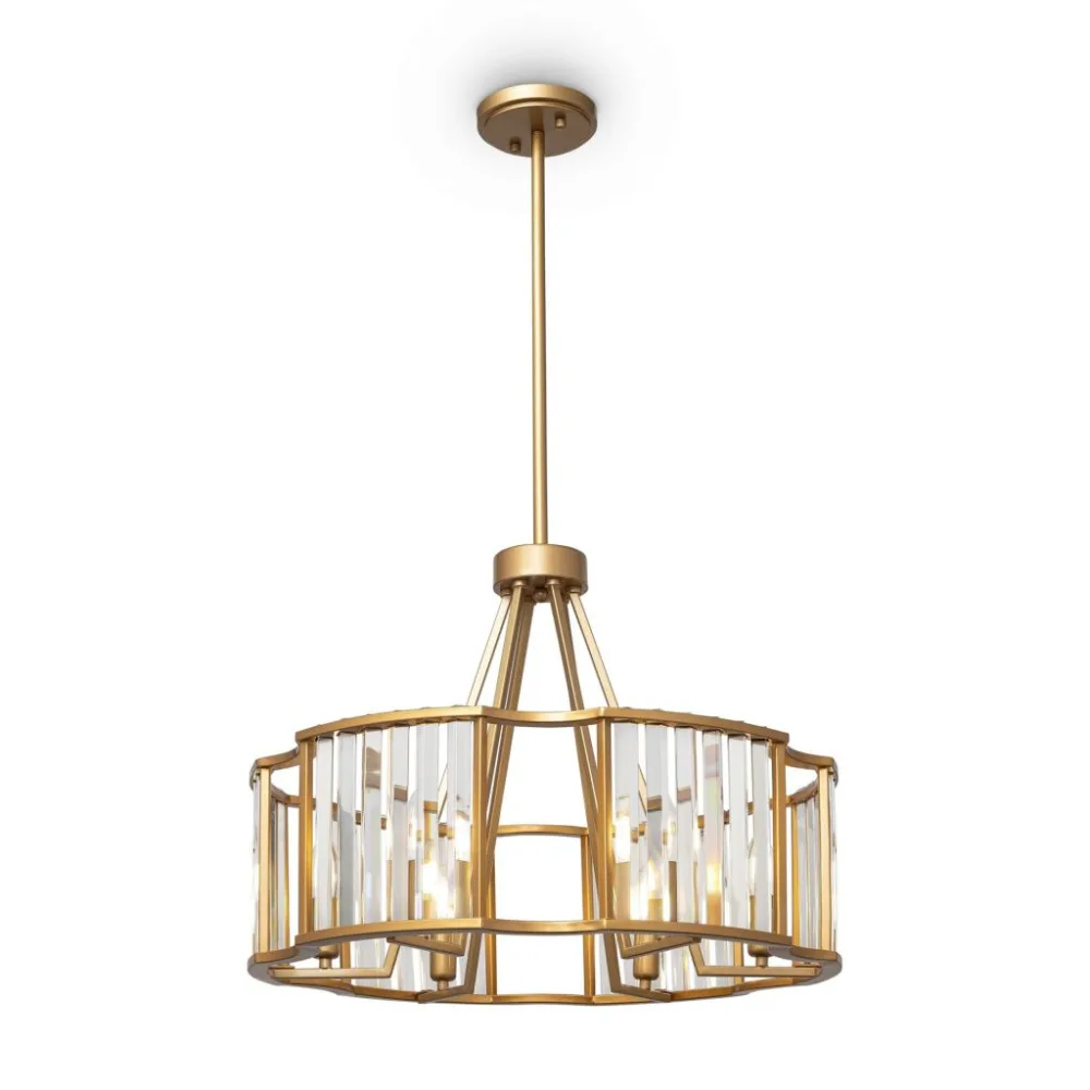 Люстра на штанге Maytoni Solar MOD087PL-06G MAYTONI