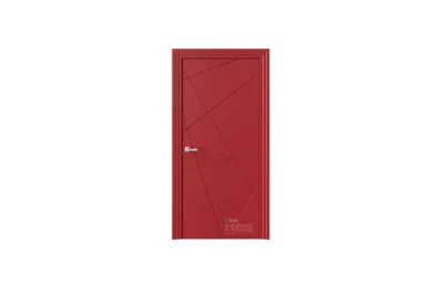 Межкомнатная дверь Perfect P1 RAL3002 7 ДВЕРЕЙ