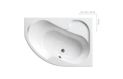 Ванна Ravak Rosa I 160x105 P CL01000000 (правая) АКВАМЕТРИЯ