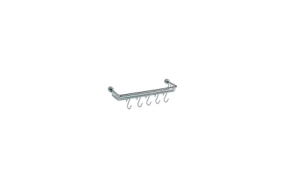 WasserKRAFT Donau K-9415 Полка-корзина с крючками АТЕЛЬЕ ВАННОЙ КОМНАТЫ. САМАРА