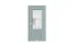 Neo Classic N4 Лунный RAL7042 стекло 7 ДВЕРЕЙ