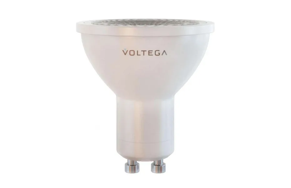 ЛАМПА СВЕТОДИОДНАЯ VOLTEGA GU10 6W 2800К ПРОЗРАЧНАЯ VG2-S1GU10WARM6W-D 7108 МОСПЛИТКА
