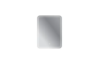 Зеркало Cezares Duet 60 см CZR-SPC-DUET-600-800-LED-TCH с подсветкой и сенсорным выключателем МОСПЛИТКА