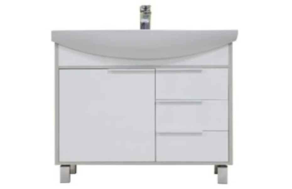 Тумба под раковину Акватон Рико 80 1A215401RIB90 белый/ясень фабрик АКВАМЕТРИЯ