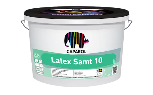 Краска водно-дисперсионная Caparol Latex Samt 10, База 1, 12,5 л КАПАРОЛ ЦЕНТР САМАРА
