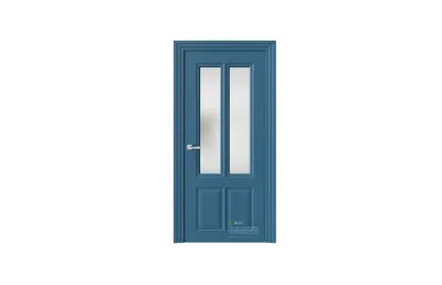 Межкомнатная дверь Novella N36 RAL5009 стекло 7 ДВЕРЕЙ