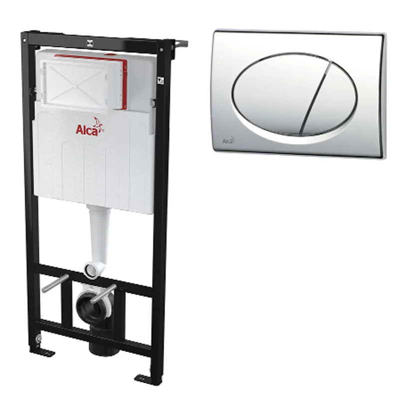 Инсталляция Alcaplast AM101/1120+M71 с хром кнопкой ООО ФИРМА САНТЕХНИКА