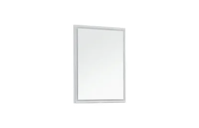 Зеркало Aquanet Nova Lite 60 белое LED МОСПЛИТКА