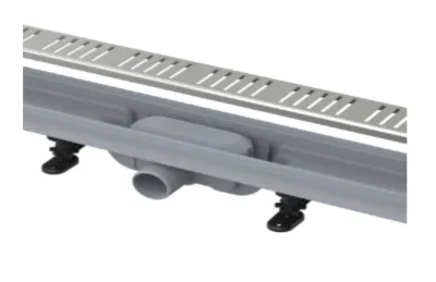 APZ10-950M Simple - Водоотводящий желоб с порогами для перфорированной решетки АКВАМЕТРИЯ