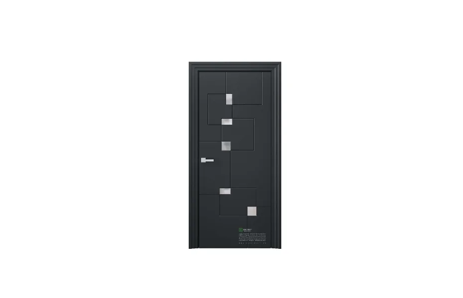 Межкомнатная дверь Perfect P Steel 2 Black 7 ДВЕРЕЙ