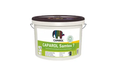 Краска водно-дисперсионная Caparol Samtex 7 ELF (база 3, 9,4 л.) КАПАРОЛ ЦЕНТР САМАРА