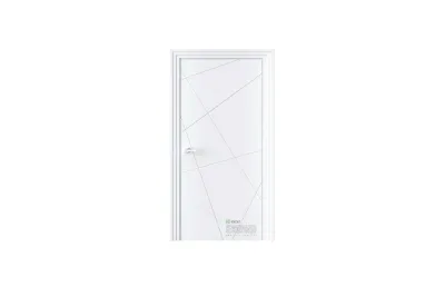 Межкомнатная дверь Perfect P1 RAL9003 7 ДВЕРЕЙ