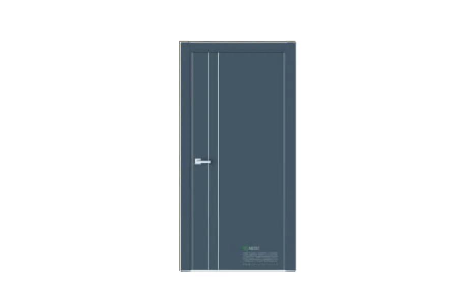 Межкомнатная дверь Urban U21 RAL5008 7 ДВЕРЕЙ