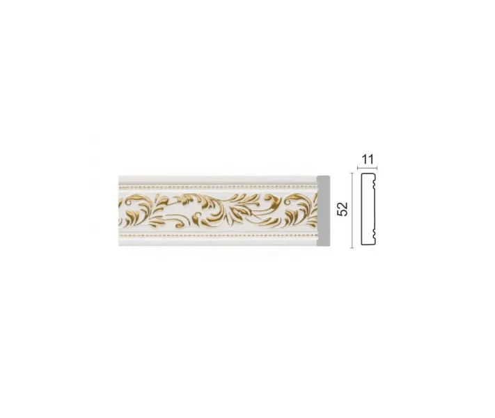 Молдинг средний 156G ПЛИНТУС ХОЛЛ