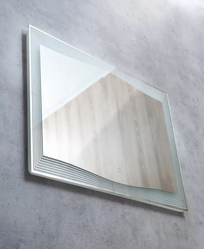 BELBAGNO Зеркало со встроенным светильником и сенсорным выключателем, 12W, 220-240V, 700x30x700 АТЕЛЬЕ ВАННОЙ КОМНАТЫ. САМАРА