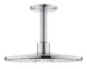 GROHE Rainshower 310 SmartActive Верхний душ (круглый, 2 режима струи) с потолочным душевым кронштейном 142 мм, хром АТЕЛЬЕ ВАННОЙ КОМНАТЫ. САМАРА