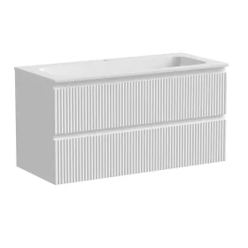 Тумба под раковину Sancos Snob R 100 SNR100W подвесная Bianco ООО ФИРМА САНТЕХНИКА
