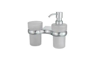 WasserKRAFT Berkel K-6889 Держатель стакана и дозатора АТЕЛЬЕ ВАННОЙ КОМНАТЫ. САМАРА