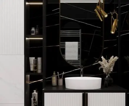 Lawa black Керамогранит черный Полированный 60x120 LAPARET