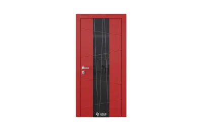 Nodo 10 RAL3002 черное стекло 7 ДВЕРЕЙ