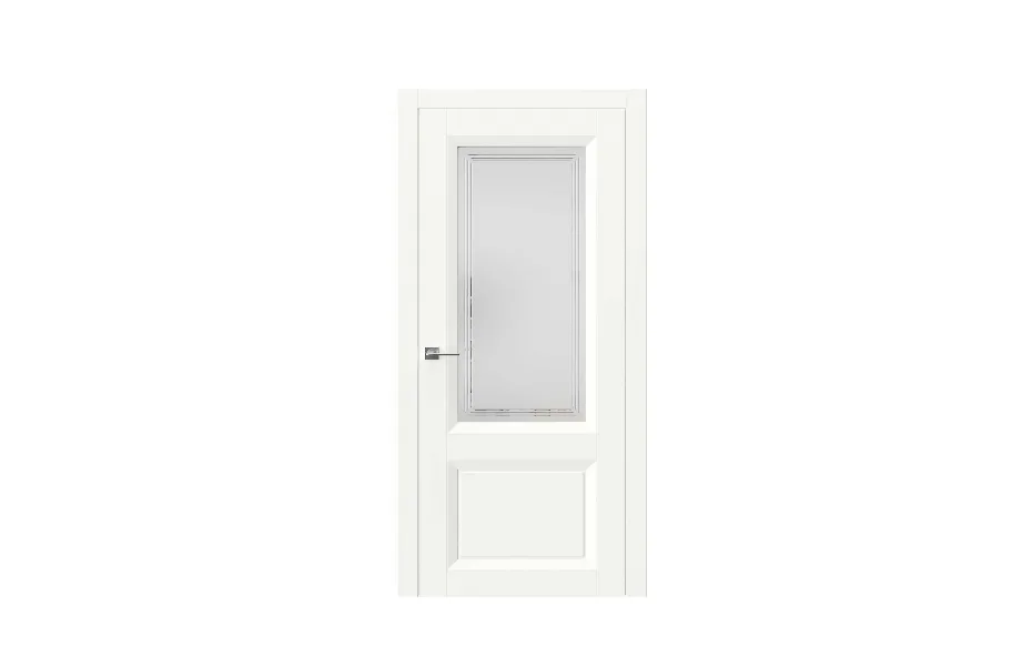 Межкомнатная дверь Mantone 4 RAL9010 стекло 7 ДВЕРЕЙ