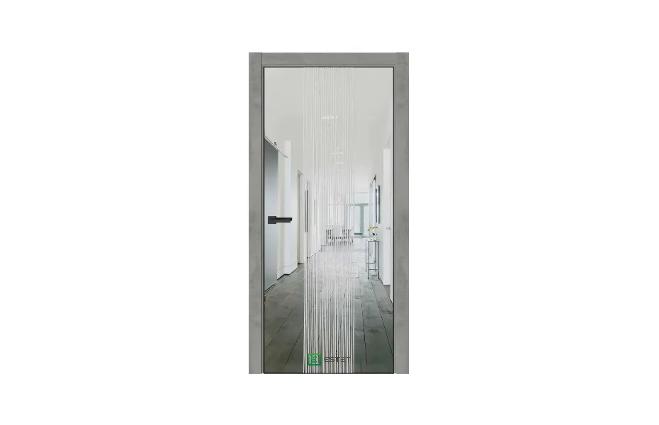 Межкомнатная дверь Urban US4 Камень темный зеркало 7 ДВЕРЕЙ