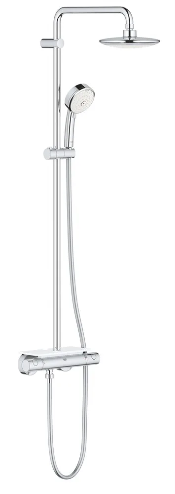 GROHE Euphoria 190 Душевая система с термостатом для душа с полочкой АТЕЛЬЕ ВАННОЙ КОМНАТЫ. САМАРА