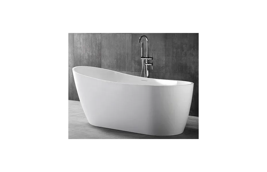 Акриловая ванна Abber 130х70 см AB9353-1.3, белый МОСПЛИТКА