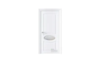 Межкомнатная дверь Novella N38 RAL9003 стекло 7 ДВЕРЕЙ