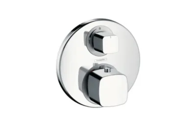 Термостат с запорным вентилем Hansgrohe Metris Ecostat E 31572000 АКВАМЕТРИЯ