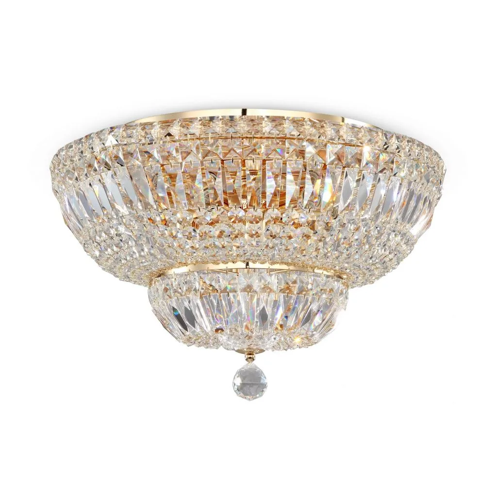 Хрустальная люстра Maytoni Basfor DIA100-CL-12-G MAYTONI