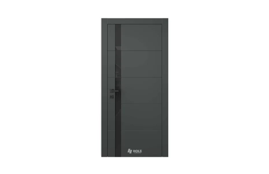 Nodo 8 RAL7016 черное стекло 7 ДВЕРЕЙ